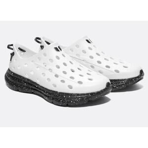 KANE Revive - Active Recovery Shoe White Black Speckle Men's Sz 9 Womens 11